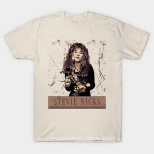 Stevie nicks // Brown Vintage T-Shirt